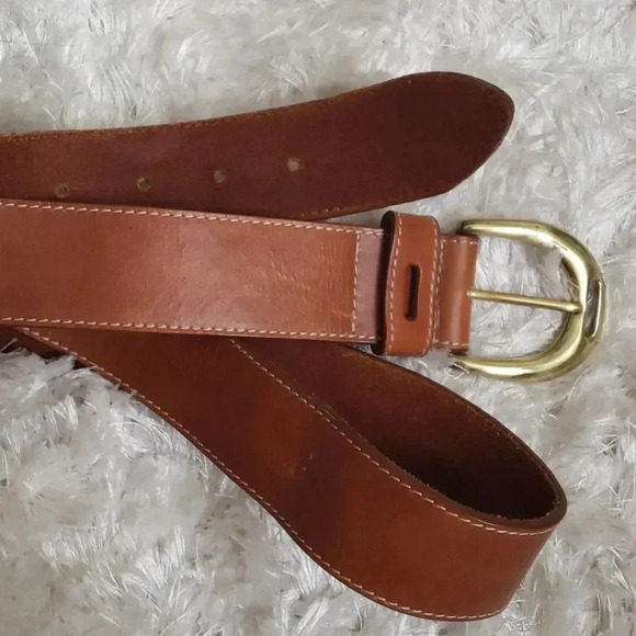 New York style genuine leather belt size L main image 5